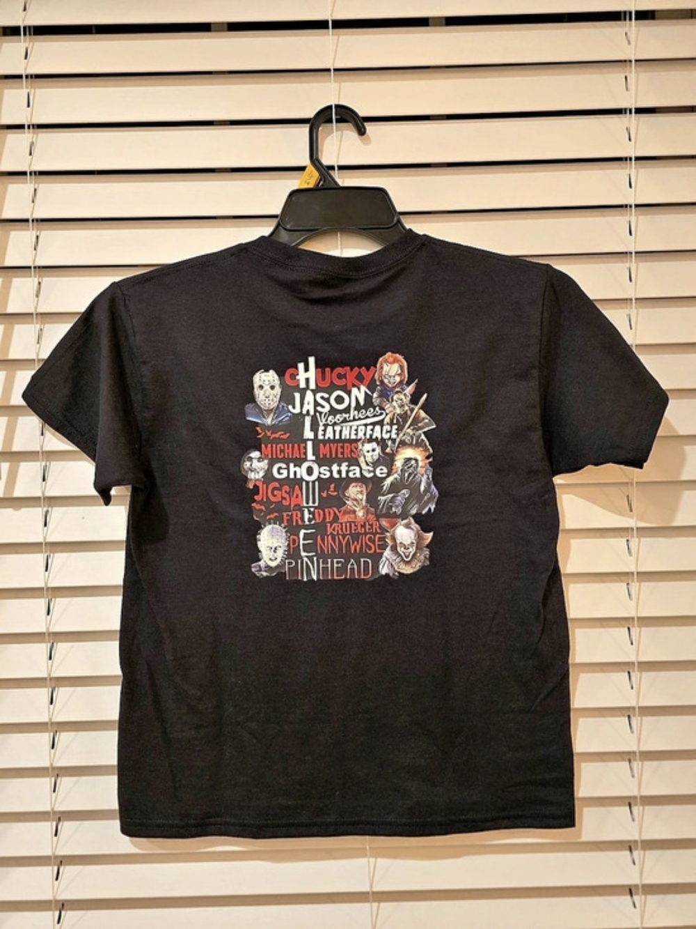 Chucky Horror Character Graphic Tee Graphic Tee in Black Like New